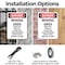 Signmission Portrait Mining Area Keep Out Danger Sign, Plastic, 7in W x 10in L, 2PK OS-2PACK-DS-P-710-V-1888 - alternate 8